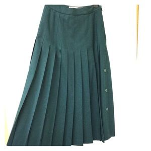Pure Virgin Wool Pleated Skirt 8